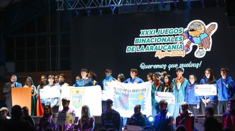 Aysén dio el vamos oficial a los Juegos Binacionales Araucanía-Aysén 2024