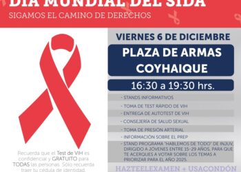 Stand educativos y test rápidos se tomarán plaza de Coyhaique para concientizar sobre el VIH