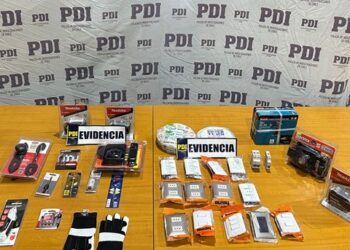 PDI detiene a dos personas por el delito de receptación flagrante y recupera especies sustraídas desde local comercial