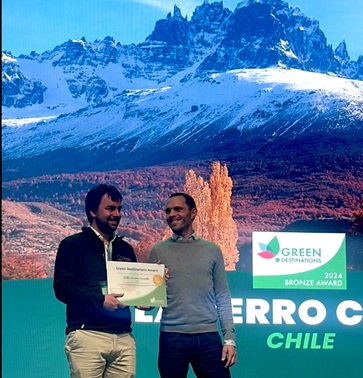 Cerro Castillo es destacado por su gestión sostenible en la cumbre mundial de Green Destinations