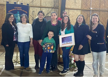Realizan reconocimiento a estudiante de la región de Aysén que viajará a la NASA