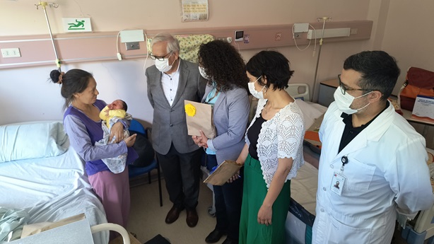 César, es el primer nacido de este 2025 en la región de Aysén