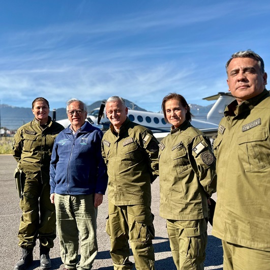 Delegado regional destaca temas abordados en reunión con general director de Carabineros