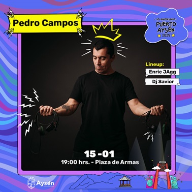 Puerto Aysén prepara fiesta electrónica con reconocido DJ nacional