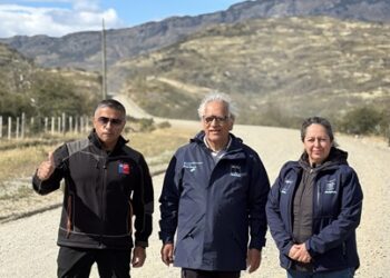 Delegado Regional inspeccionó nuevo tramo de Ruta 7 para pavimentación