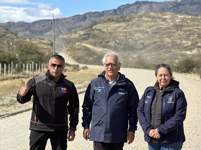 Delegado Regional inspeccionó nuevo tramo de Ruta 7 para pavimentación