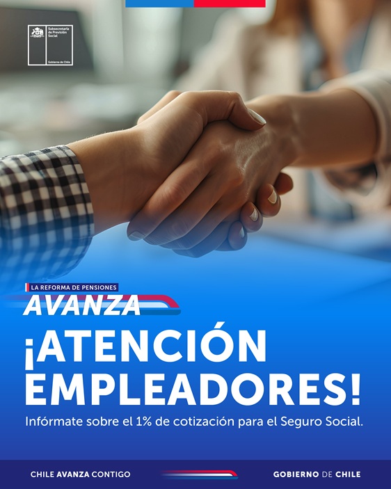 Se acerca la nueva cotización obligatoria: empleadores aportarán un 1 % adicional
