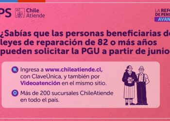Personas beneficiarias de leyes de reparación de 82 o más años