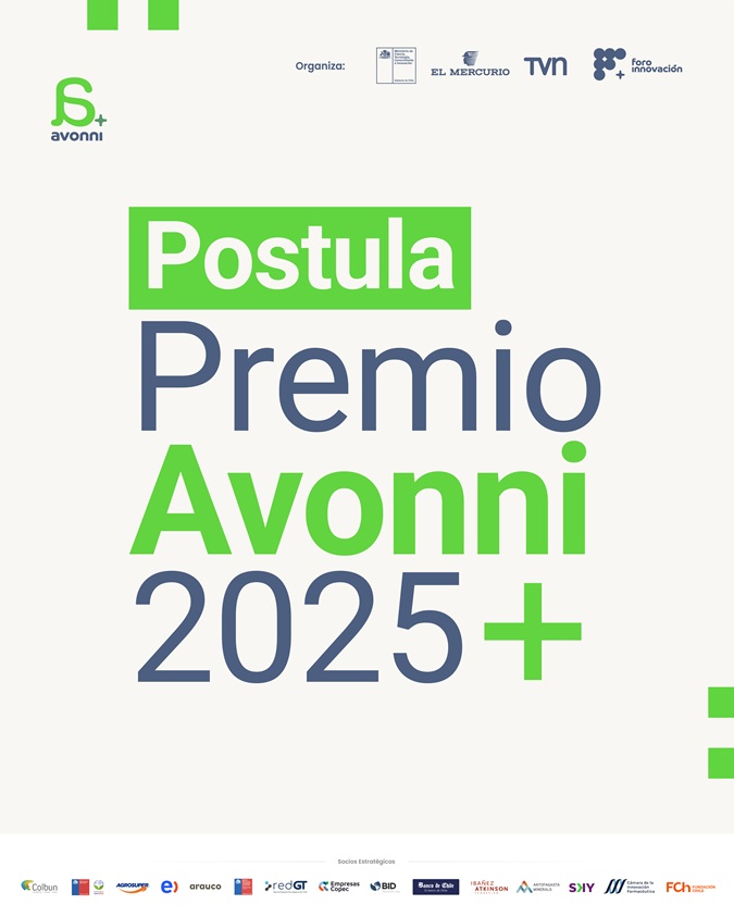 Abiertas postulaciones al Premio Nacional de Innovación Avonni 2025