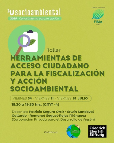 CODESA impartirá talleres online de herramientas para la fiscalización y acción socioambiental