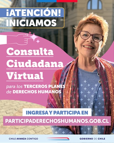 Invitan a participar de la Consulta Ciudadana Virtual Tercer Plan de Derechos Humanos