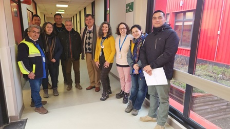 Autoridades constataron en terreno avances del proyecto que habilitará una unidad forense básica en la comuna de Cochrane