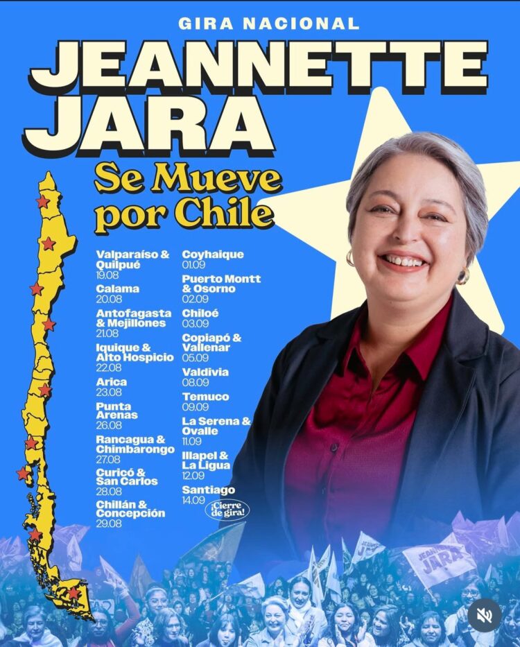 «Jeannette Jara se Mueve por Chile»: Candidata anuncia gira con escucha activa por todo el país