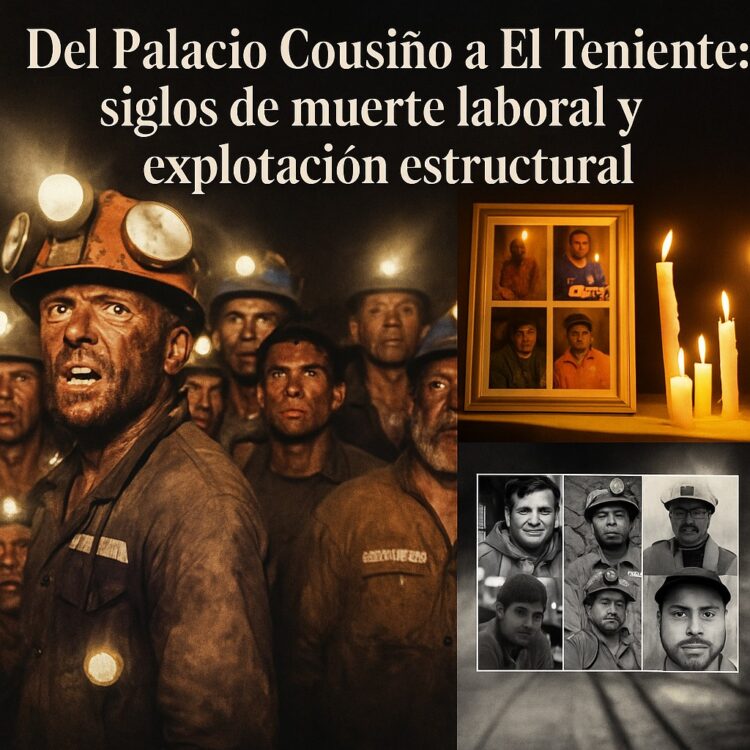 Columna: “Del Palacio Cousiño a El Teniente: Siglos de muerte laboral y explotación estructural”