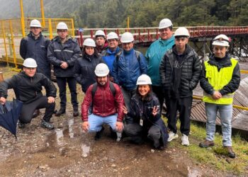 Edelaysen recibe a estudiantes del CFT Estatal de Puerto Aysén  en su Central Hidráulica