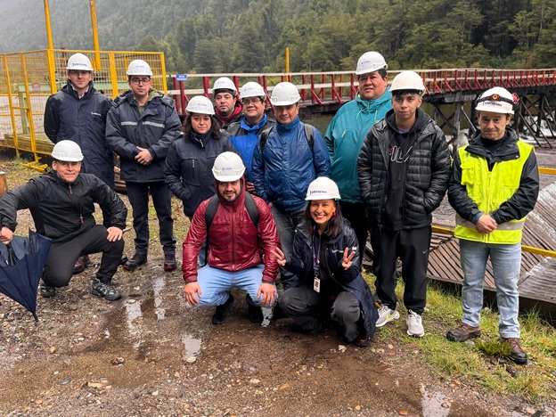 Edelaysen recibe a estudiantes del CFT Estatal de Puerto Aysén en su Central Hidráulica