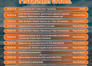Se viene este fin de semana largo quinta versión de Triatlón “Reto Tehuelche” de Puerto Guadal