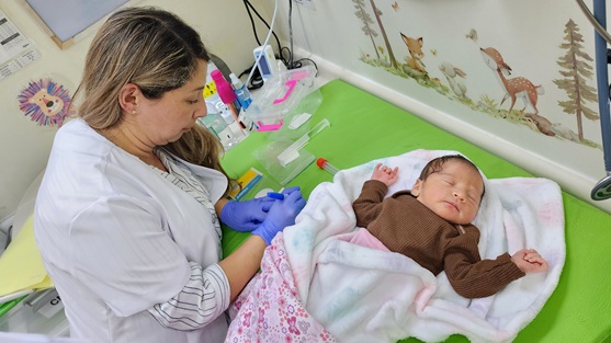 Hospital Regional Coyhaique participa en innovador estudio nacional para la detección de citomegalovirus en recién nacidos