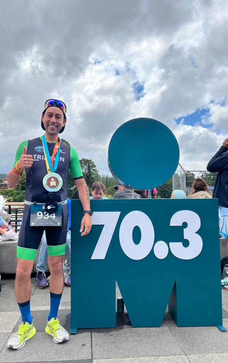 Triatleta de SAMU Puerto Aysén completó exigente prueba en Valdivia