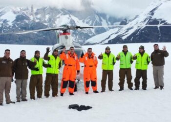Carabineros de Aysén instala por segundo año consecutivo la Avanzada Fronteriza Paso Marconi, Campos de Hielo Sur