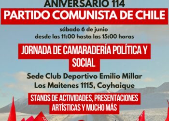 Partido Comunista celebra sus 114 años de historia y lucha por más derechos sociales en un Chile neoliberal