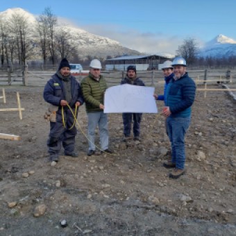 tehuelche noticias: Se inici&oacute; la construcci&oacute;n del nuevo casino de huasos para la comuna de O&acute;Higgins