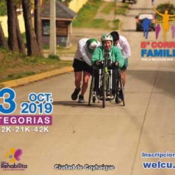 tehuelche noticias: En marcha inscripciones para participar en &ldquo;5&deg; corrida familiar por la inclusi&oacute;n MOP-Centro Rehabilita&rdquo;