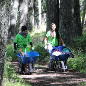 tehuelche noticias: J&oacute;venes de la regi&oacute;n viajan a los trabajos voluntarios de invierno #ViveTusParques2019