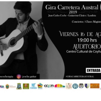 tehuelche noticias: ESTE VIERNES SE REALIZAR&Aacute; CONCIERTO GRATUITO DE LA&Uacute;D Y GUITARRA