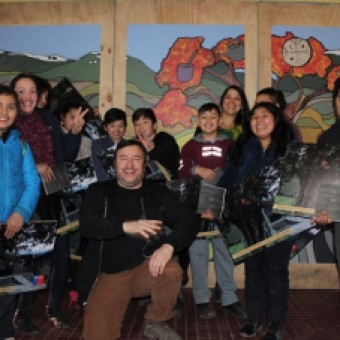 tehuelche noticias: ESTUDIANTES DE VALLE SIMPSON REFLEJAN IDENTIDAD Y CULTURA LOCAL A TRAV&Eacute;S DEL ARTE