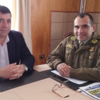 tehuelche noticias: Alcalde de Lago Verde y General de Carabineros tratan problem&aacute;tica por animales sueltos en v&iacute;a p&uacute;blica