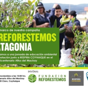 tehuelche noticias: Fundaci&oacute;n Reforestemos y Respira Coyhaique realizan charlas medioambientales a alumnos del Liceo Bicentenario Altos del Mackay