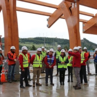 tehuelche noticias: Obras del nuevo Terminal Regional de Buses alcanzan el 30% de cumplimiento