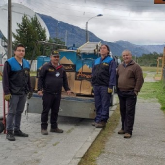 tehuelche noticias: 78 familias de la comuna fueron beneficiadas con el recambio de su calefactor