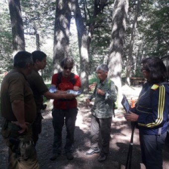 tehuelche noticias: Carabineros previene incendios forestales e insta a turistas a una conducta responsable