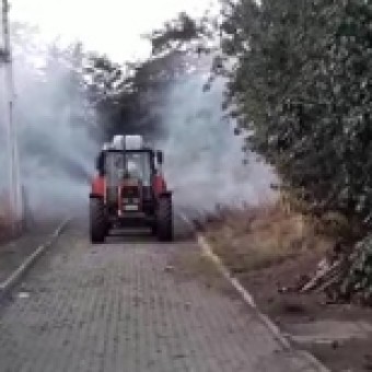 tehuelche noticias: Desde Mall&iacute;n a Bertrand se realiz&oacute; segunda sanitizaci&oacute;n coordinada por la Municipalidad