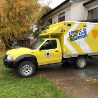tehuelche noticias: Reacondicionan ambulancia del SSA como veh&iacute;culo de transporte de carga para el abastecimiento de la Red Asistencial