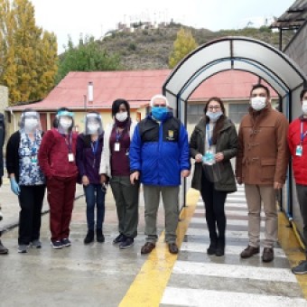 tehuelche noticias: Chile Chico: Cl&iacute;nica Municipal de Salud retoma atenci&oacute;n inaugurando t&uacute;nel sanitizador