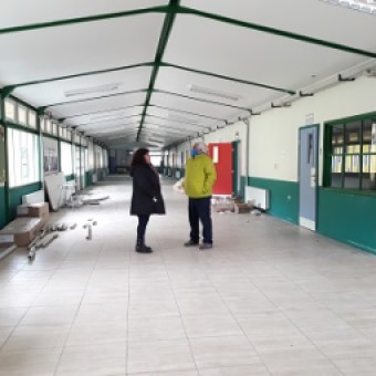 tehuelche noticias: Alcalde de Chile Chico constat&oacute; avances en importante proyecto que moderniza calefacci&oacute;n en escuela de Guadal