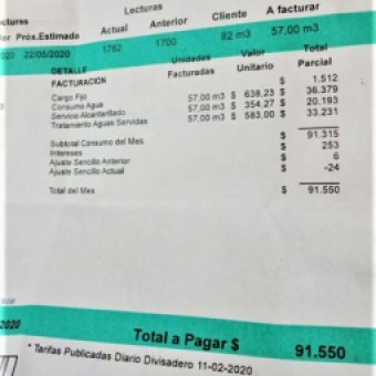 tehuelche noticias: Denuncian que cobros de alcantarillado y tratamiento de aguas superan valor mensual del suministro