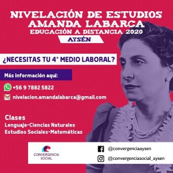 tehuelche noticias: Nivelaci&oacute;n de estudios &ldquo;Amanda Labarca&rdquo; inicia convocatoria a participar en este proceso en la regi&oacute;n de Ays&eacute;n