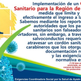 tehuelche noticias: Recordamos las exigencias de la Coordinadora Social por la Salud de Ays&eacute;n del pasado mes de junio