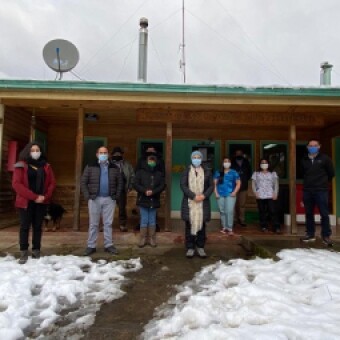 tehuelche noticias: Postas de Villa Ortega y Lago Atravesado, iniciaron mejoras en infraestructura