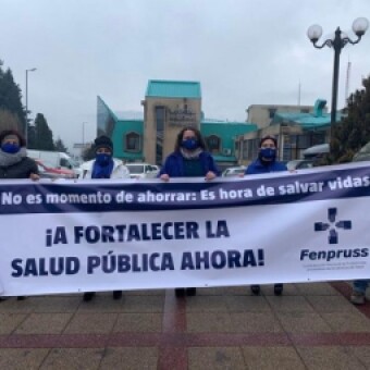 tehuelche noticias: Fenpruss denuncia alejamiento de 61 trabajadores Covid 19 en Hospital Regional Coyhaique