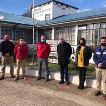 tehuelche noticias: Subsecretario de Obras P&uacute;blicas Crist&oacute;bal Leturia visit&oacute; Hospital de Chile Chico