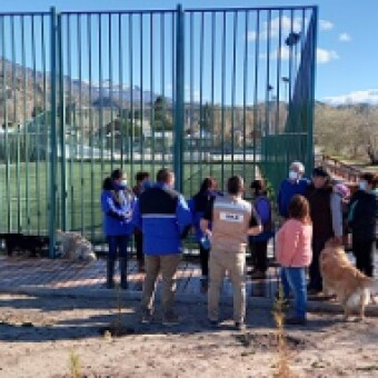 tehuelche noticias: Chile Chico: entregan a la comunidad nuevas obras en torno a cancha de poblaci&oacute;n Las Am&eacute;ricas