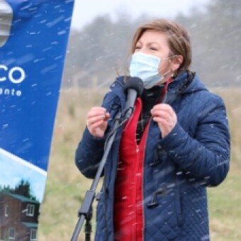 tehuelche noticias: Intendenta Geoconda Navarrete: &ldquo;Espero que la ciudadan&iacute;a acate el cord&oacute;n sanitario y as&iacute; evitemos un contagio mayor&rdquo;