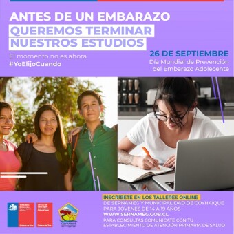 tehuelche noticias: Servicio de Salud y Municipalidad de Coyhaique impulsan Campa&ntilde;a para la Prevenci&oacute;n del Embarazo Adolescente