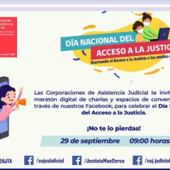 tehuelche noticias: Corporaciones de Asistencia Judicial conmemoran &ldquo;D&iacute;a Nacional de Acceso a la Justicia&rdquo; con marat&oacute;n online de charlas para la comunidad