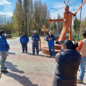 tehuelche noticias: Inauguran obras de mejoramiento en tur&iacute;stica plaza &ldquo;Tehuelche&rdquo; de Chile Chico